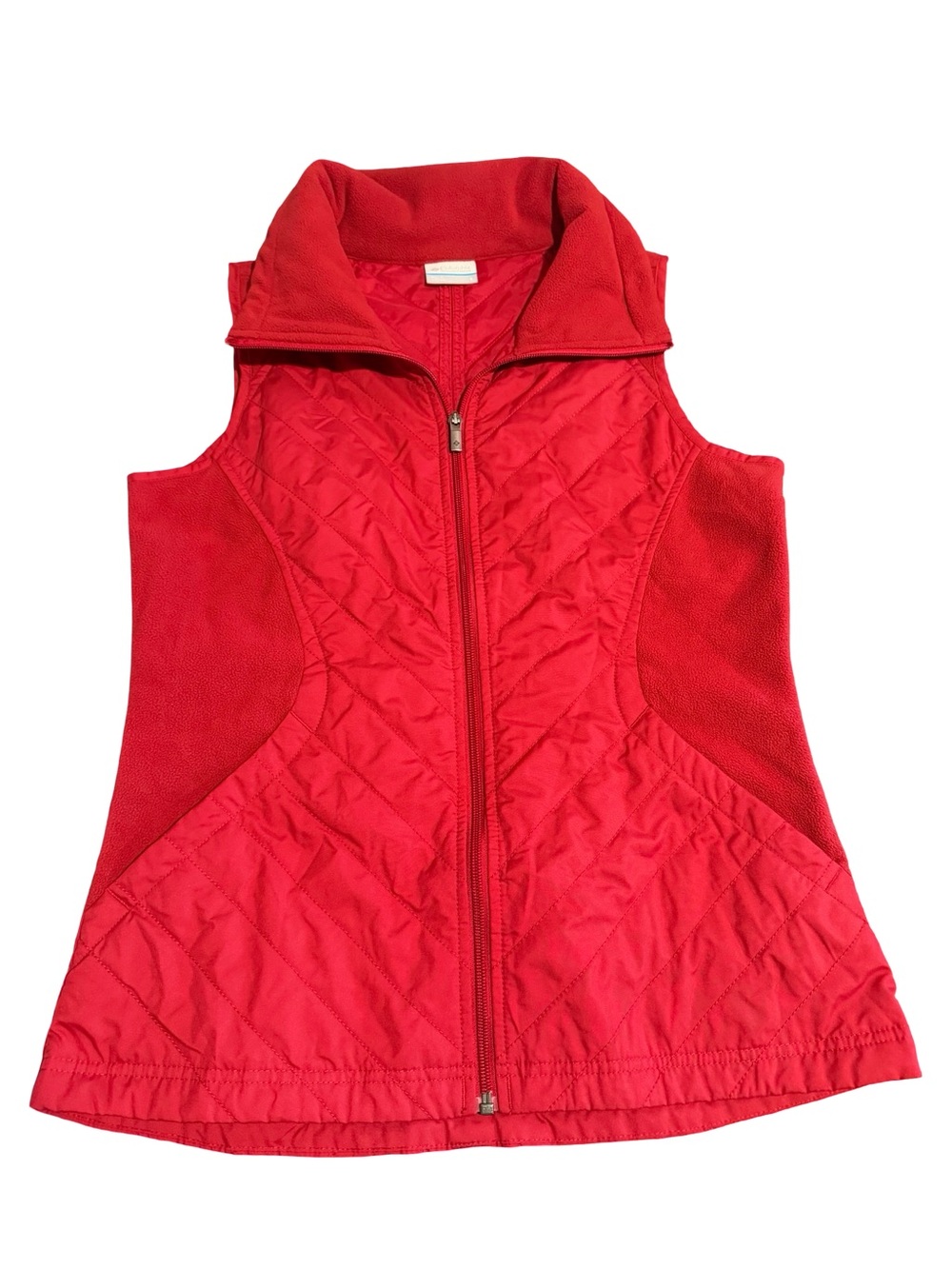 Columbia Red Quilted women's vest